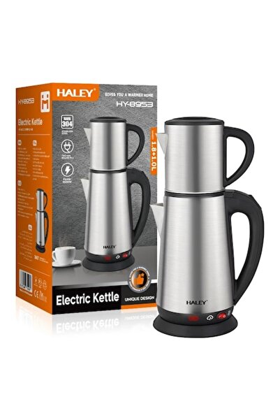 HALEY Ηλεκτρικός βραστήρας με διπλή χωρητικότητα, 1.8L+1.0L