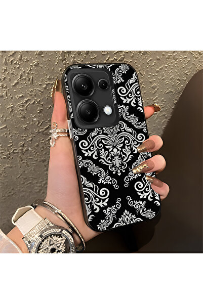 Hontinga حافظة هاتف من السيليكون ذات حافة صلبة ومضادة للسقوط ونمط شبكي متوافق...