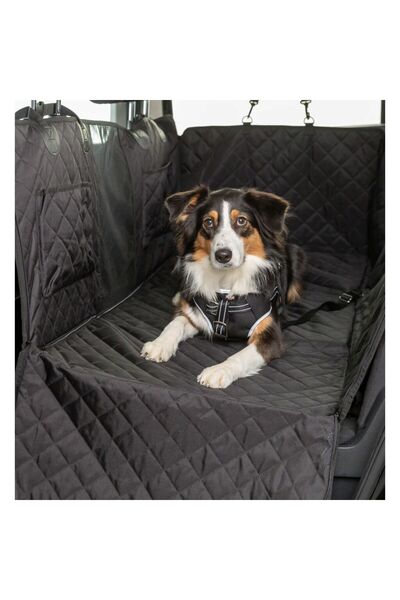 Trixie Car Seat Cover With Plates For Dogs Black 164x161cm