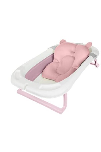 ARTC Cadă de baie pliabilă cu termometru și pernă încorporate