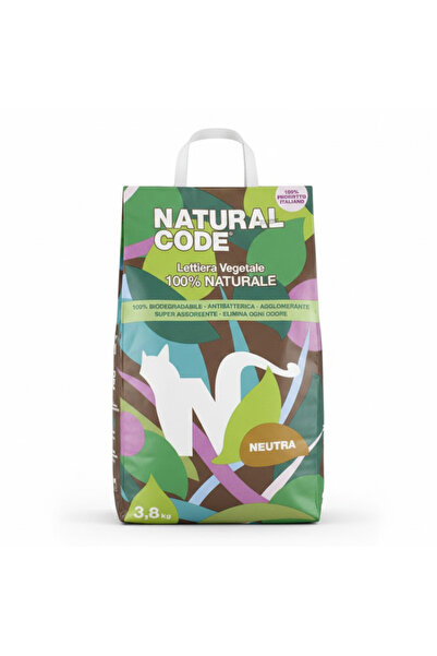 Natural Code فضلات قطط نباتية ماصة للروائح بعطر محايد 3.8 كجم