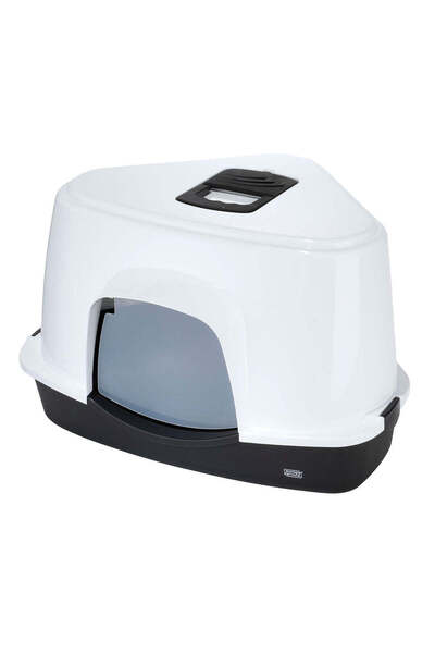 Ebi Cat Toilet Prism Corner Cat Litter Box 70L