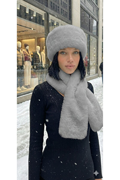 emybox 2-Piece Plush Hat Set – Women's Winter Plush Hat and Neck Warmer Set |...