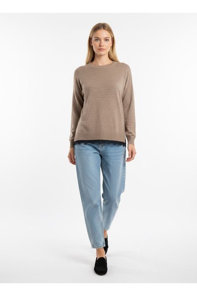 venezia giyim Cotton Women's Lace-Trimmed Sweater // V12404