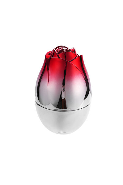 Lotus rose 24-piece stainless steel cutlery set with storage box, egg set, fo...