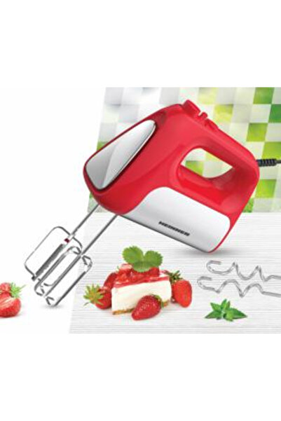 Heinner HAND MIXER HM-DC500RD, 500W, DC MOTOR, 6 SPEEDS + TURBO