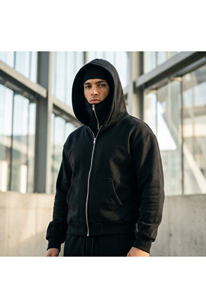 bellanova Full Face Covered Thick Fleece Snow Masked Ninja Unisex Sweatshirt ...