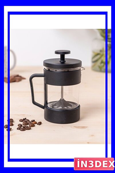 İN3DEX 350ml Capacity Manual Coffee Brewing Device Black