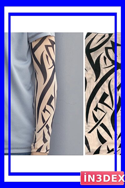 İN3DEX 3D Printed Temporary Arm and Leg Tattoos Set of 2
