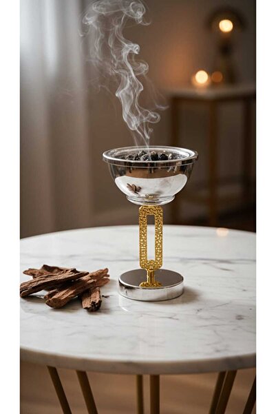 Generic Stylishly designed incense burner, 19 x 11 cm