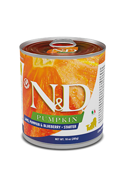 Farmina طعام الكلاب الرطب N&D بنكهة لحم الضأن واليقطين والتوت الأزرق، 285 غرام