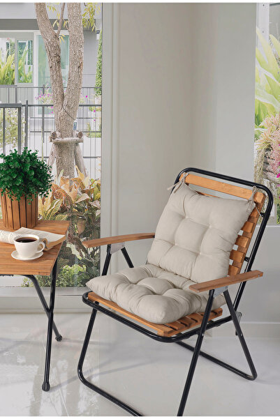 Mossyna 4-Piece Pofidic Washable Ultra Bead Silicone Filled 40X40 cm Chair Cu...