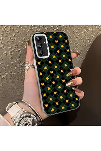 Hontinga حافظة هاتف من السيليكون ذات حافة صلبة ومضادة للسقوط ونمط البوكر متوا...