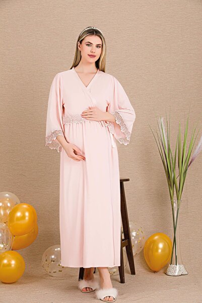 REN Set de cămașă de noapte pentru femei însărcinate