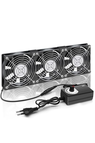 Ruizhi Ventilator de carcasă de 360 ​​mm, ventilator PC de 12 V - ventilator ...