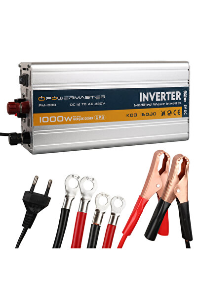 Temiz Pazar Powermaster 1000W Şarjlı Ups Sinüs Modifiye İnverter - Kesintisiz...