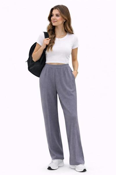 RAPAPA Pantaloni largi pentru femei, fără cusături – 1766 A