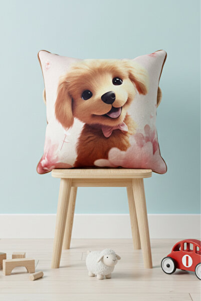 decofav غولدن باب - وسادة أطفال مخملية رقمية B مطبوع بتصميم جولدن باب - غولدن...