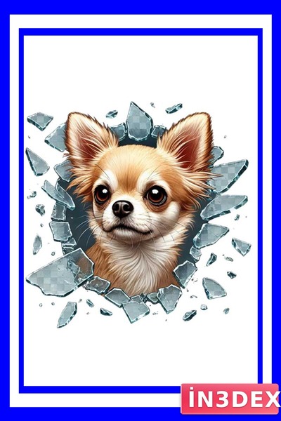 İN3DEX ملصق تزيين السيارة بتأثير الزجاج المكسور 10x10 سم