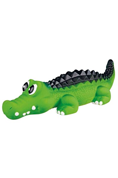 Trixie Latex Crocodile Dog Chew Toy Green 33cm