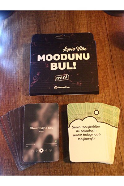 Paganca Modunu Bul Lyric Vibe - 41 بطاقة مع حقيبة هدية |   لعبة بطاقات ممتعة ...