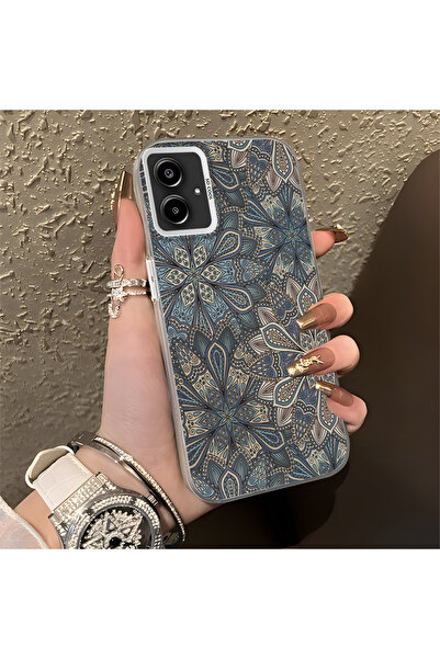 Hontinga حافظة هاتف من السيليكون ذات حافة صلبة ومضادة للسقوط ونمط منحوت متواف...