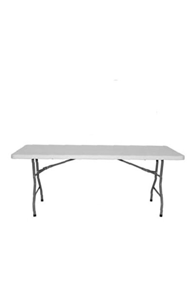 Deliny Masă dreptunghiulară pliabilă multifuncțională, 180x72x75cm, albă