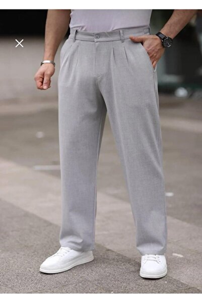 HA-KA GİYİM Men's New Season Seasonal Pleated Loose Fit Baggy