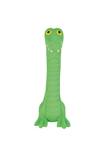 Trixie Latex Longie Crocodile Dog Toy Green 18cm