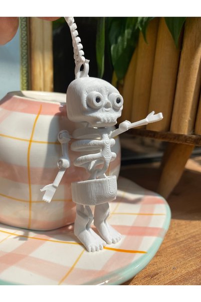 GIFTPALACE 💀   Fun Skeleton Keychain / Mirror Ornament