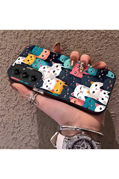 Hontinga حافظة متوافقة مع هاتف سامسونج جالاكسي A05S، حافة من السيليكون، ظهر ص...