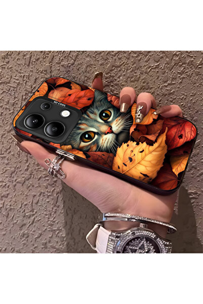 Hontinga حافظة متوافقة مع هاتف Redmi Note 13 مصنوعة من السيليكون بحافة صلبة و...