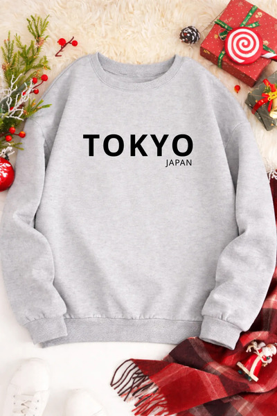Pink Sky Unisex Printed Crew Neck Sweatshirt Oversized Cotton Daily Comfortable