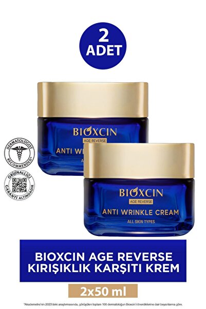 Bioxcin Age Reverse Kırışıklık Karşıtı Krem 50 ml 2 Adet