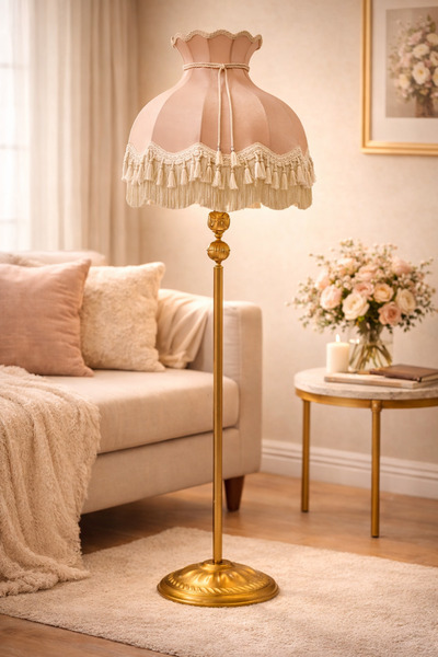 AURA PEMBE KLASİK LAMBADER