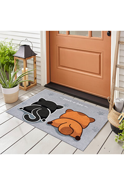 PATRON Kp_244 Door Mat Non-Slip Pvc Dot Base, Machine Washable