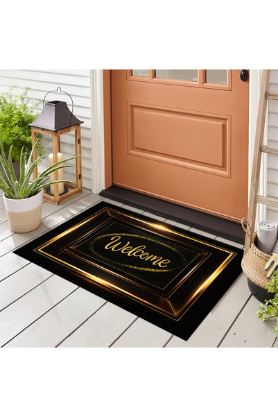 PATRON Kp_227 Door Mat Non-Slip Pvc Dot Base, Machine Washable