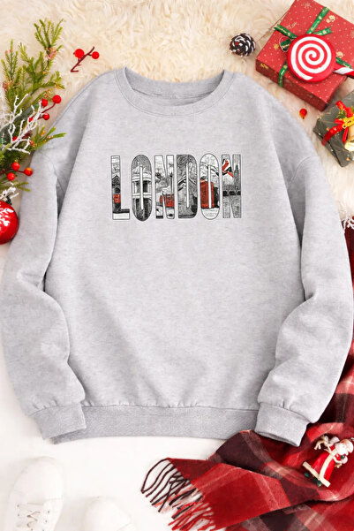 Pink Sky Unisex cu imprimeu guler rotund Swea tricou supradimensionat Bumbac ...