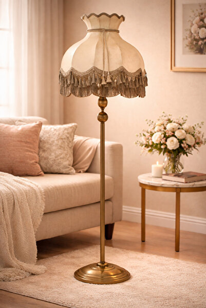 AURA BEJ RENK KLASİK LAMBADER