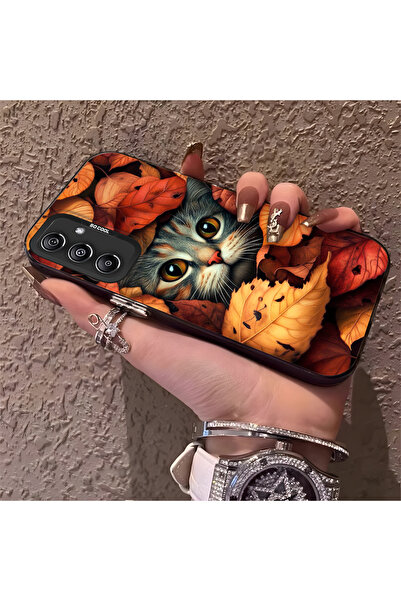 Hontinga حافظة متوافقة مع هاتف سامسونج جالاكسي A24، حافة من السيليكون، ظهر صل...