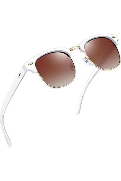 Joopin Semi Rimless Sunglasses for Men Women