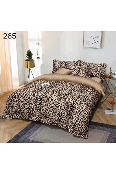 ANATOLIATEKSTILE Finet Bed Linen 6 Pieces, Complete Matrimonial Set, Modern M...