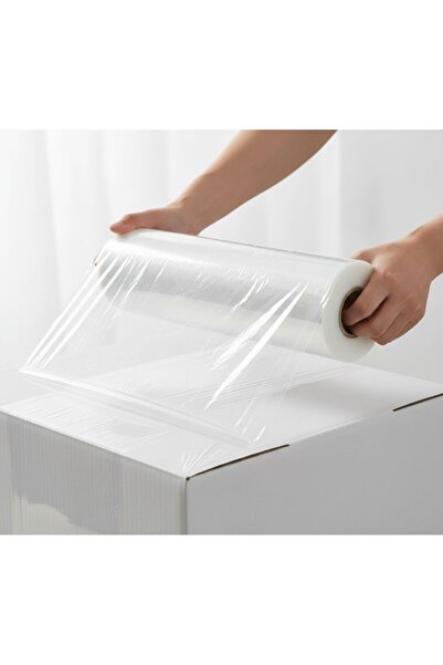 Palet Streç Film 23MIC 50CM x 100MT (Şeffaf) Ultra Güçlü Sarım