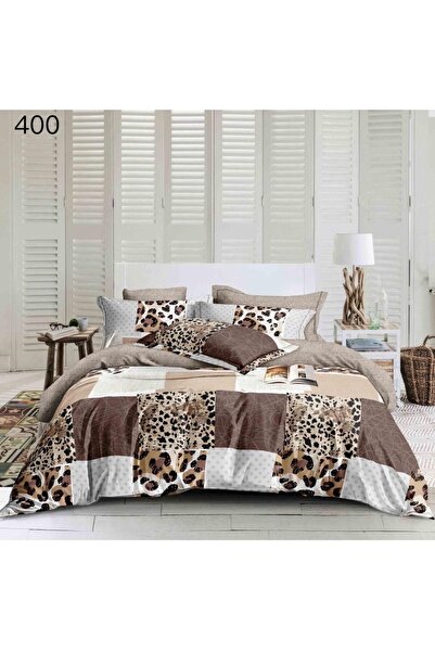 ANATOLIATEKSTILE Finet Bed Linen 6 Pieces, Complete Matrimonial Set, Modern M...