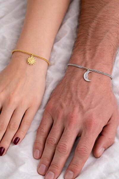 sirius jewelry 925 Gümüş | Hilal Güneş Çift Bileklik