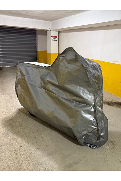 ÇADIRAVM Su Geçirmez Motor Kılıfı, Önü Arkası Lastikli, Sepetsiz Motosikletle...