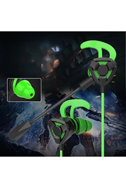 MultiZone Mikrofonlu Gaming Kulak İçi Kulaklık 3.5mm Altın Uç Harici Mikrofon...