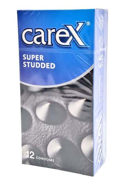 CAREX Super Studded Condom 12'S