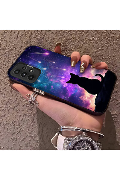 Hontinga حافظة متوافقة مع هاتف سامسونج جالاكسي A23، حافة من السيليكون، ظهر صل...