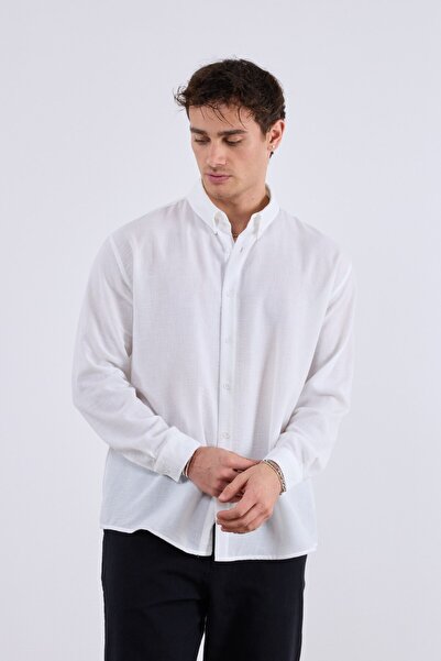 da collection Men's Relax Fit Comfortable Cut Slim Shirt